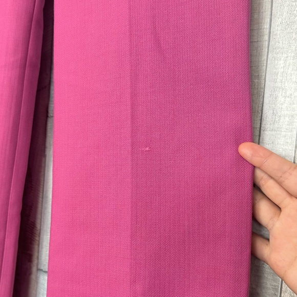 J Crew 4 Pink Willa Full-length Flare Pant Italian City Wool Blend Trouser $198 - Picture 7 of 13